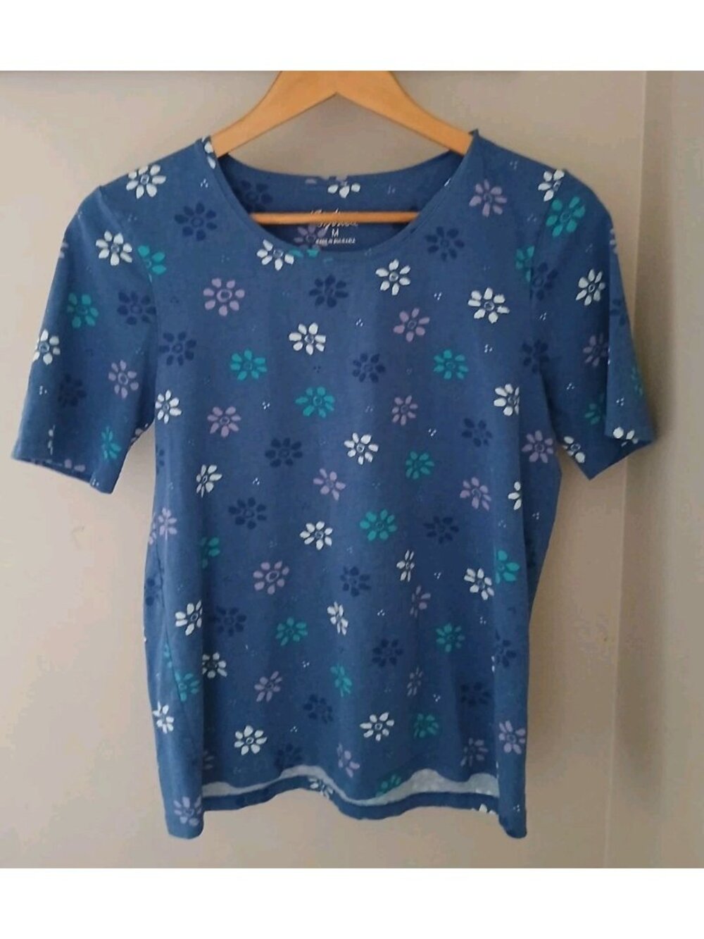 Gudrun Sjoden Organic Cotton S/S Floral Printed T-Shirt